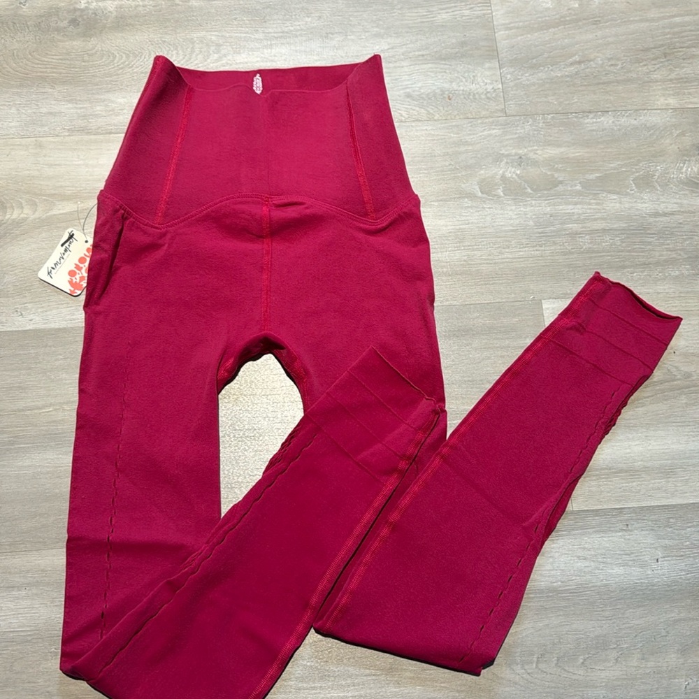 NWT FP Movement, Running Through My Mind Leggings, Lovestruck, Size M